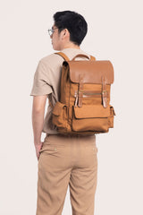 Brown Mono Rucksack