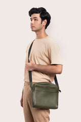 Classic Olive Crossbody Bag