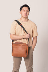 Classic Tan Crossbody Bag