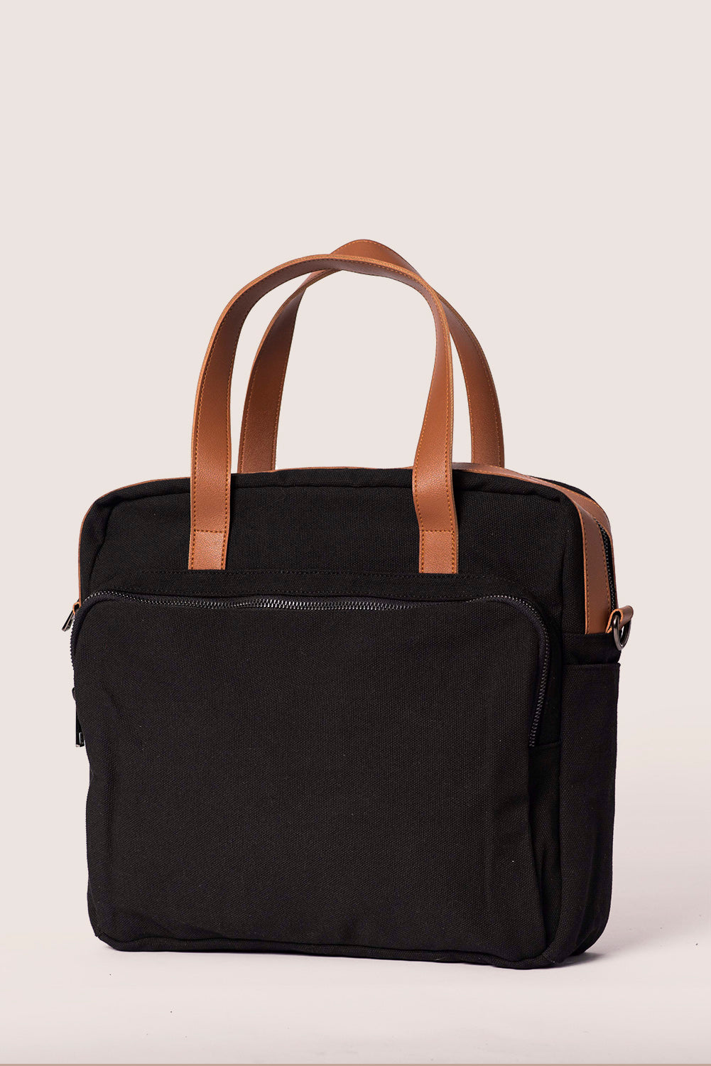 Black Travel Messenger Bag