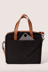 Black Travel Messenger Bag