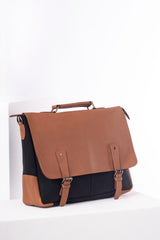 Vintage Tan Messenger Bag